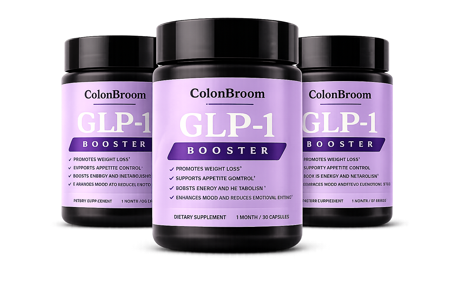 ColonBroom GLP-1 Booster 3 Bottle Supply