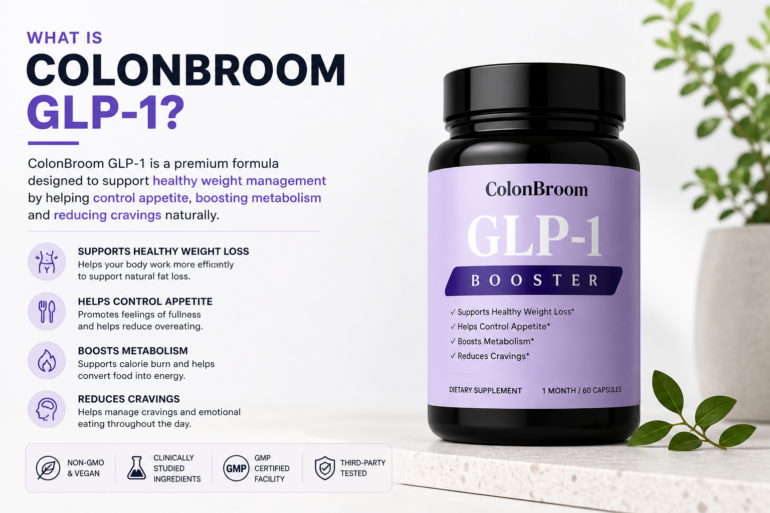 What is ColonBroom GLP-1 Booster