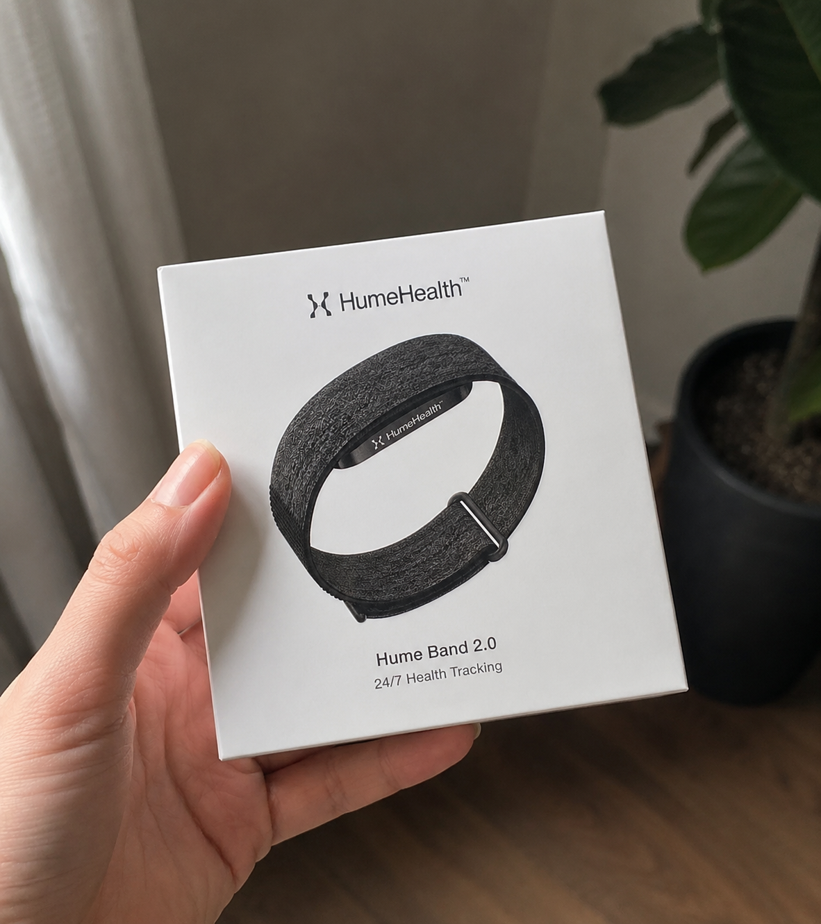 Hume Band 2.0 on wrist